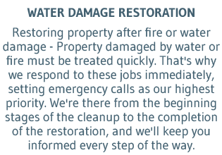 Water Damage Restoration